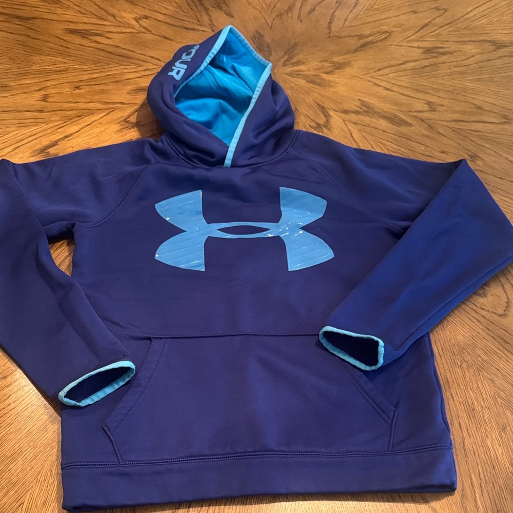 Under Armour Kids Purple and Blue Hoodie